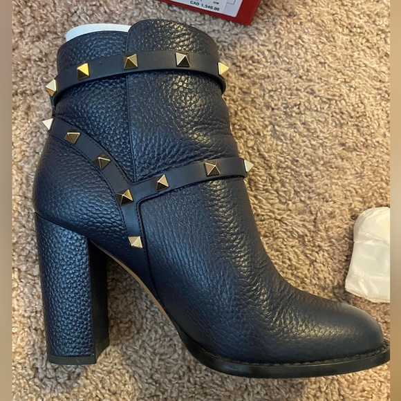 Authentic VALENTINO booties, navy, size 37 - Picture 3 of 16